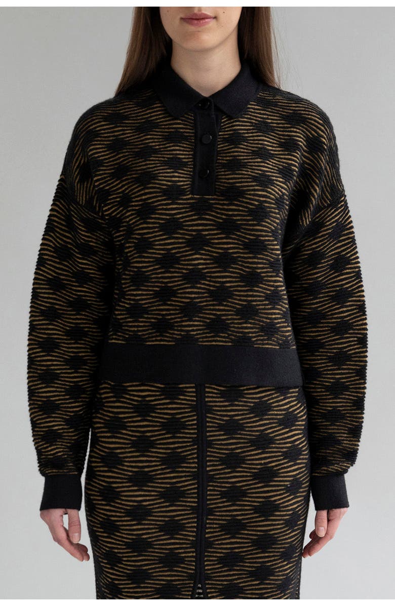 SSKEIN Amelie Polo, Main, color, Golden Black