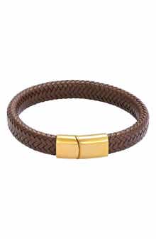 Men's Braided Leather Bracelet