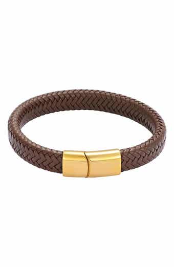 Men's Braided Leather Bracelet