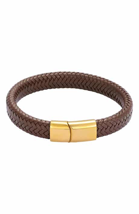 Men's Braided Leather Bracelet