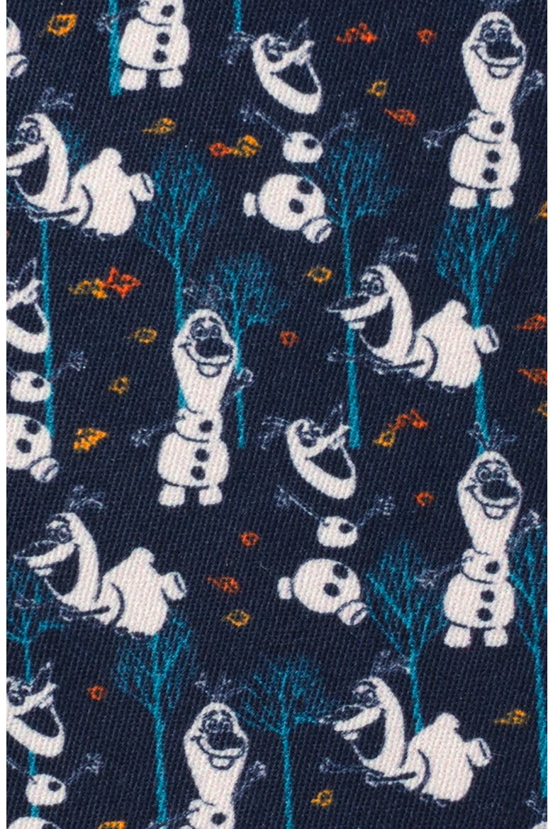 Olaf Cotton Tie, Alternate, color, NAVY