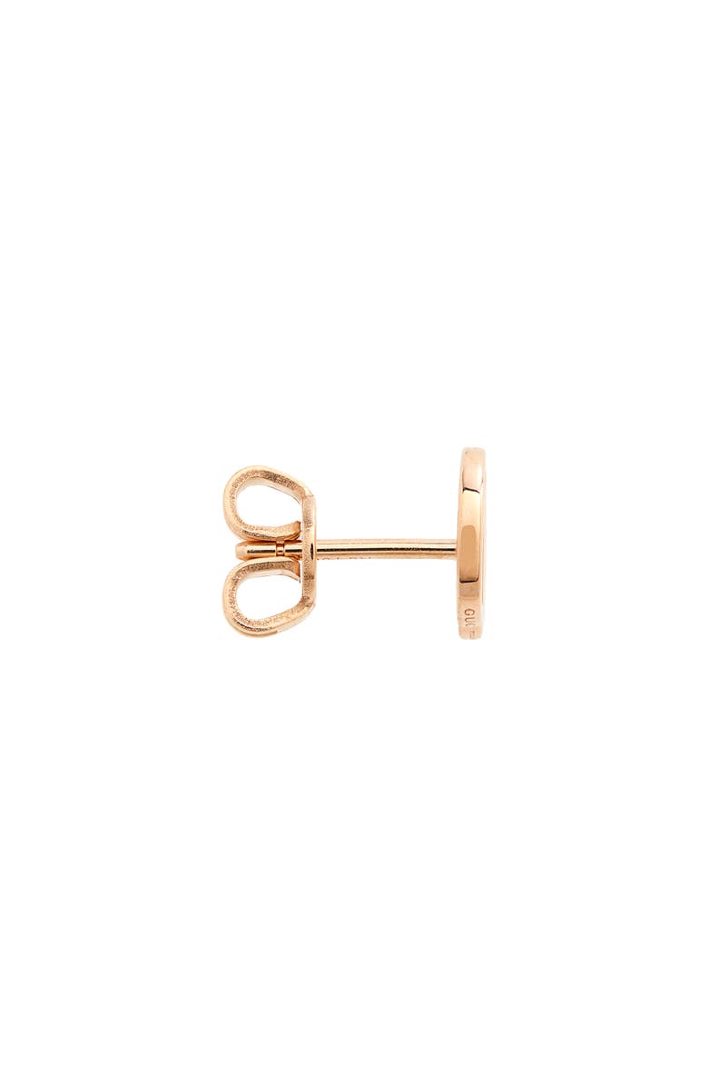 Gucci Running G 18K Gold Stud Earrings, Alternate, color, 