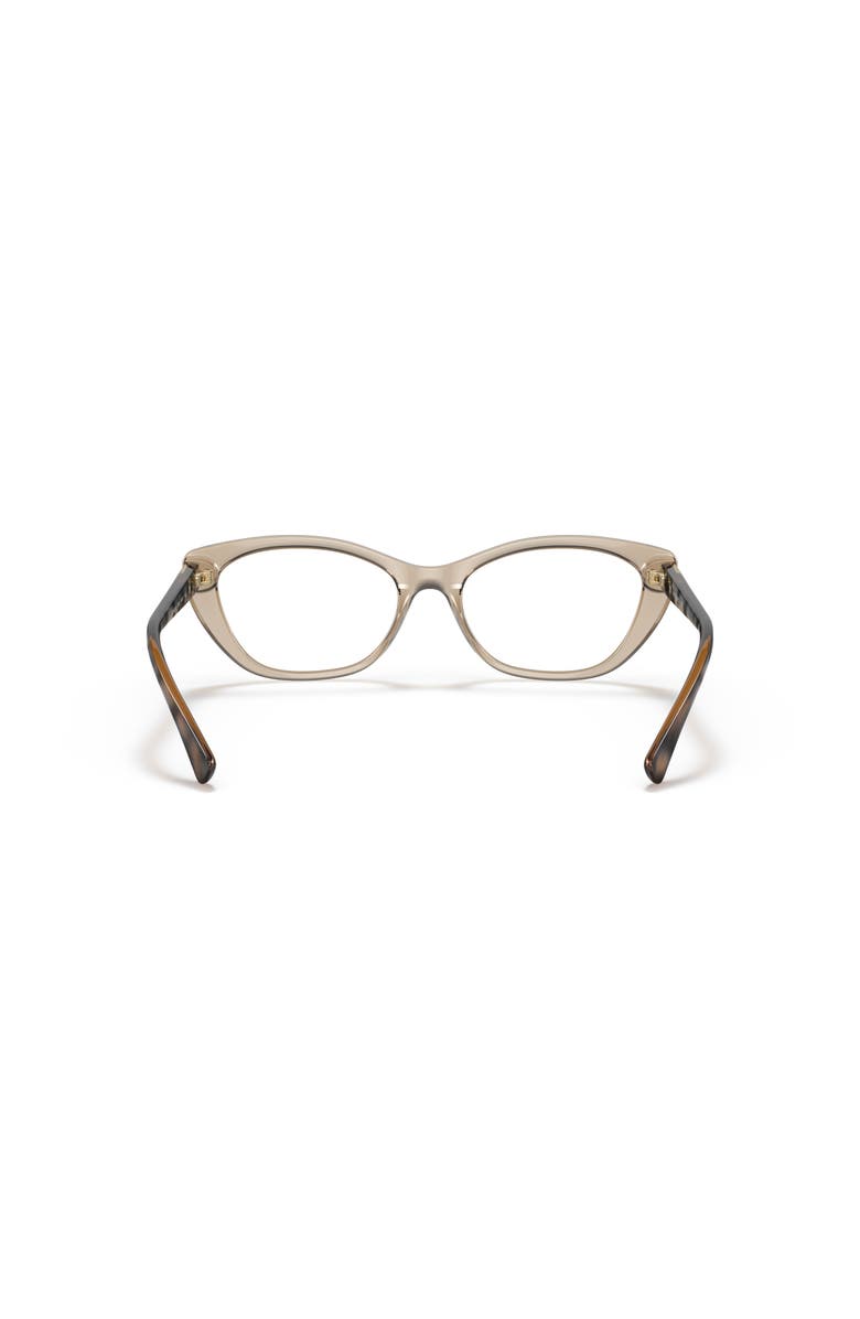 Vogue Eyewear 52mm Oval optical glasses, Alternate, color, Brown