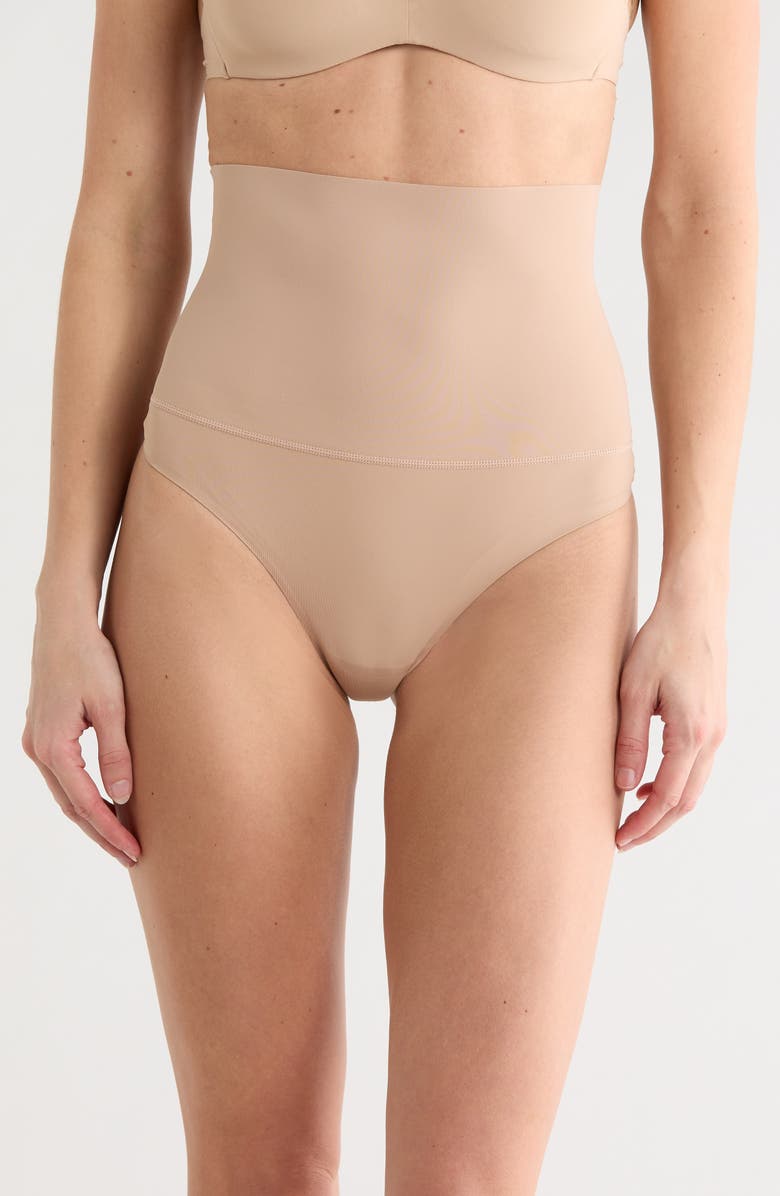 NORDSTROM RACK 2-Pack High Waist Shaping Thongs, Main, color, Roebuck