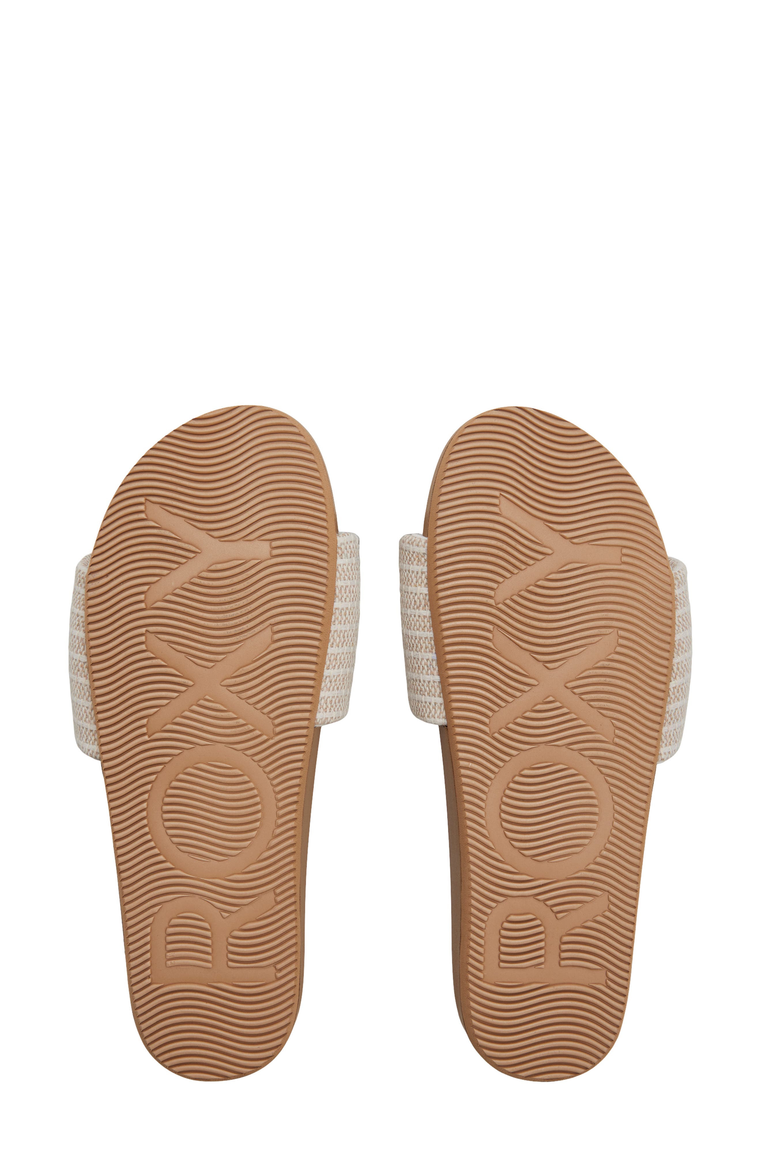 Roxy Nanu Slide Sandal, Alternate, color, Natural