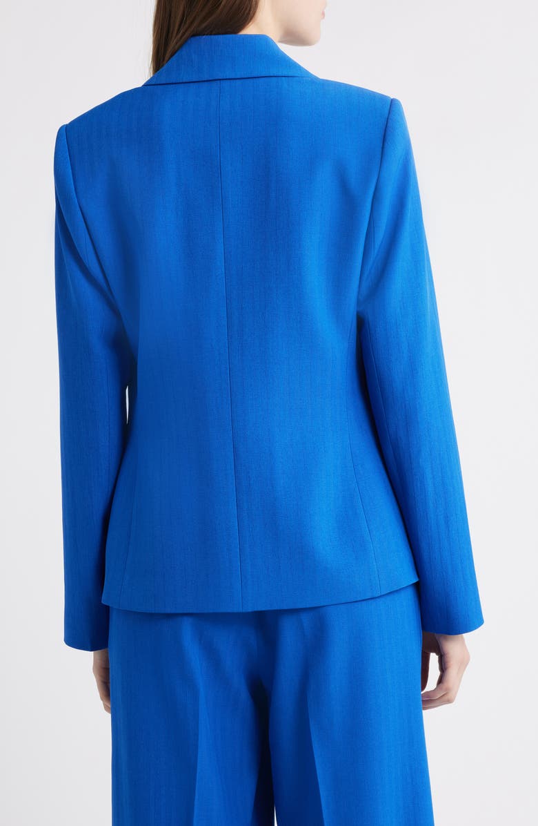 Tahari ASL Faux Double Breasted Jacket, Alternate, color, New Royal