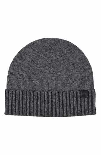 Bruno Magli Marled Ribbed Cuff Cashmere Beanie