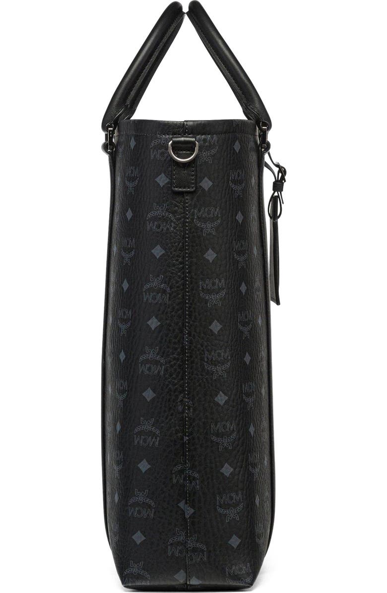 MCM Aren N/S Tote in Visetos, Alternate, color,