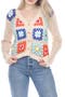 Granny Square Openwork Cardigan