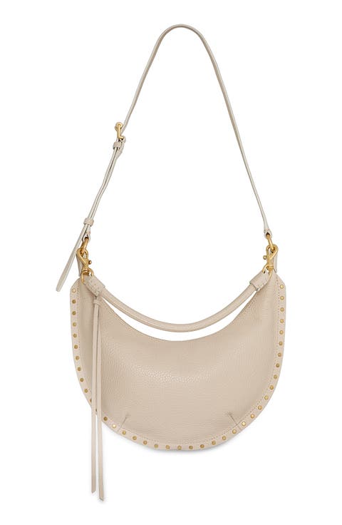 Darren Small Crescent Leather Crossbody Bag