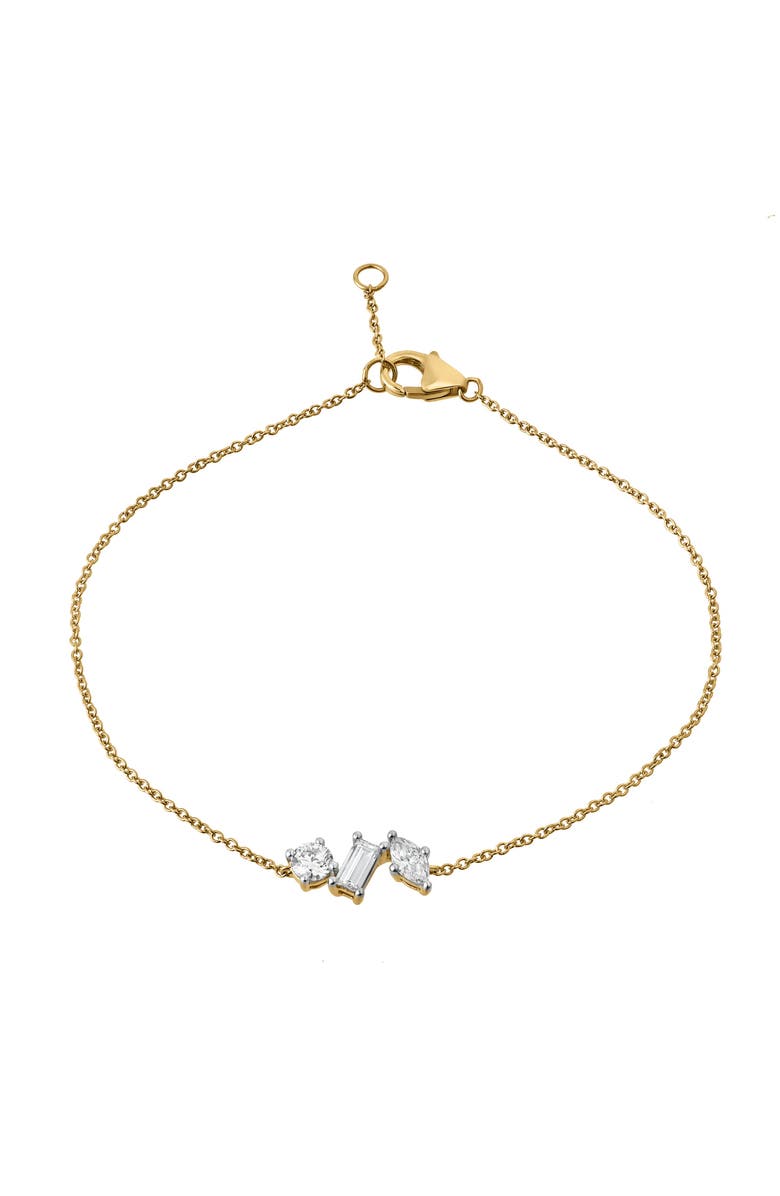 LuvMyJewelry Whisper 14K Gold Lab Grown Diamond Bracelet - 0.58 Ct, Main, color, 14K Yellow Gold