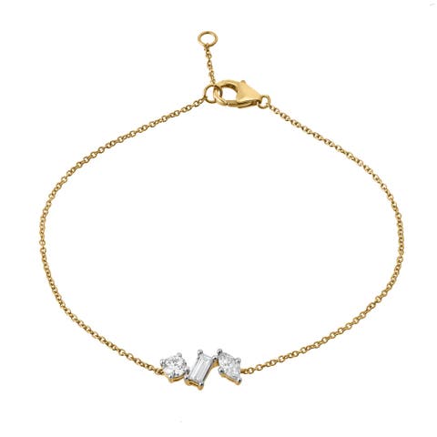Whisper 14K Gold Lab Grown Diamond Bracelet - 0.58 Ct