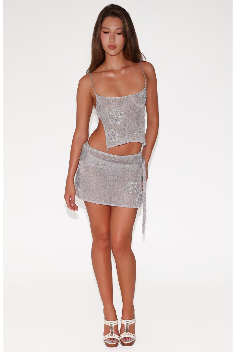 Istana Metallic Tank, Alternate, color, SILVER