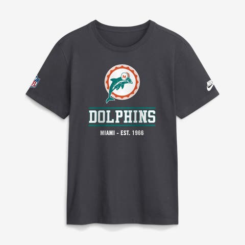 Men's Nike Charcoal Miami Dolphins Sideline Alternate Final Sprint Dri-FIT T-Shirt