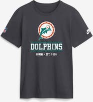 Nike Men's Nike Charcoal Miami Dolphins Sideline Alternate Final Sprint Dri-FIT T-Shirt