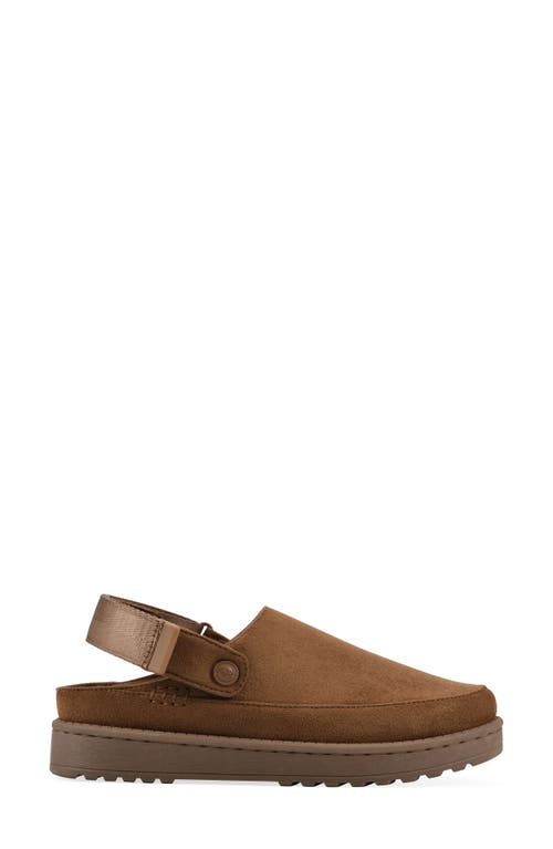 White Mountain Footwear Icebound Slingback Clog In Brown