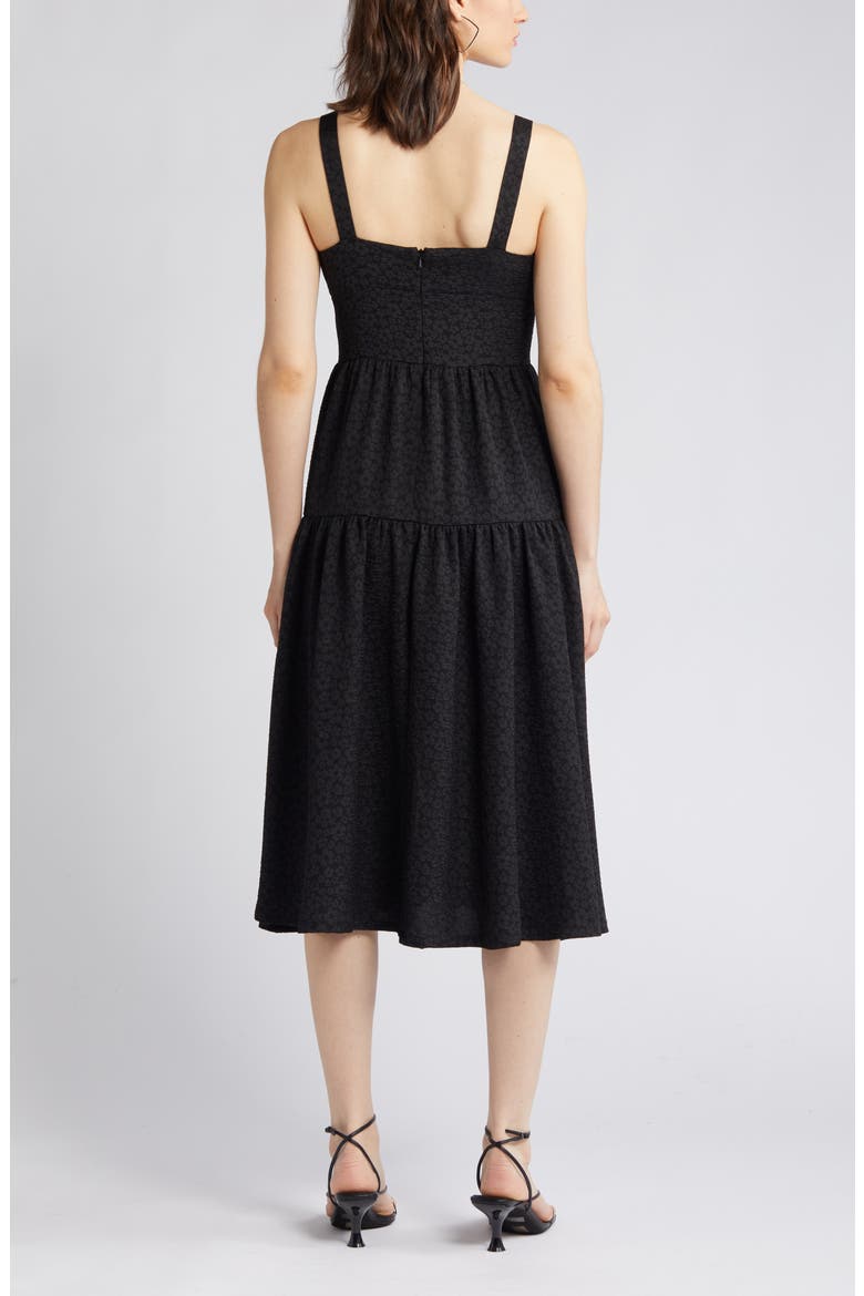 Darling Flounce Sleeveless Dress, Alternate, color, BLACK
