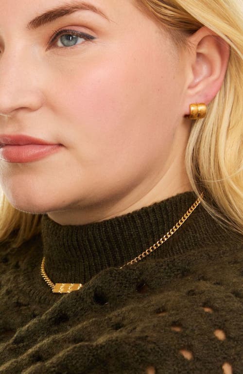 Gwen Beloti Lina Double Hoop Huggie Earring In Gold