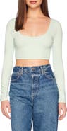 Susana Monaco Low Scoop Crop Top