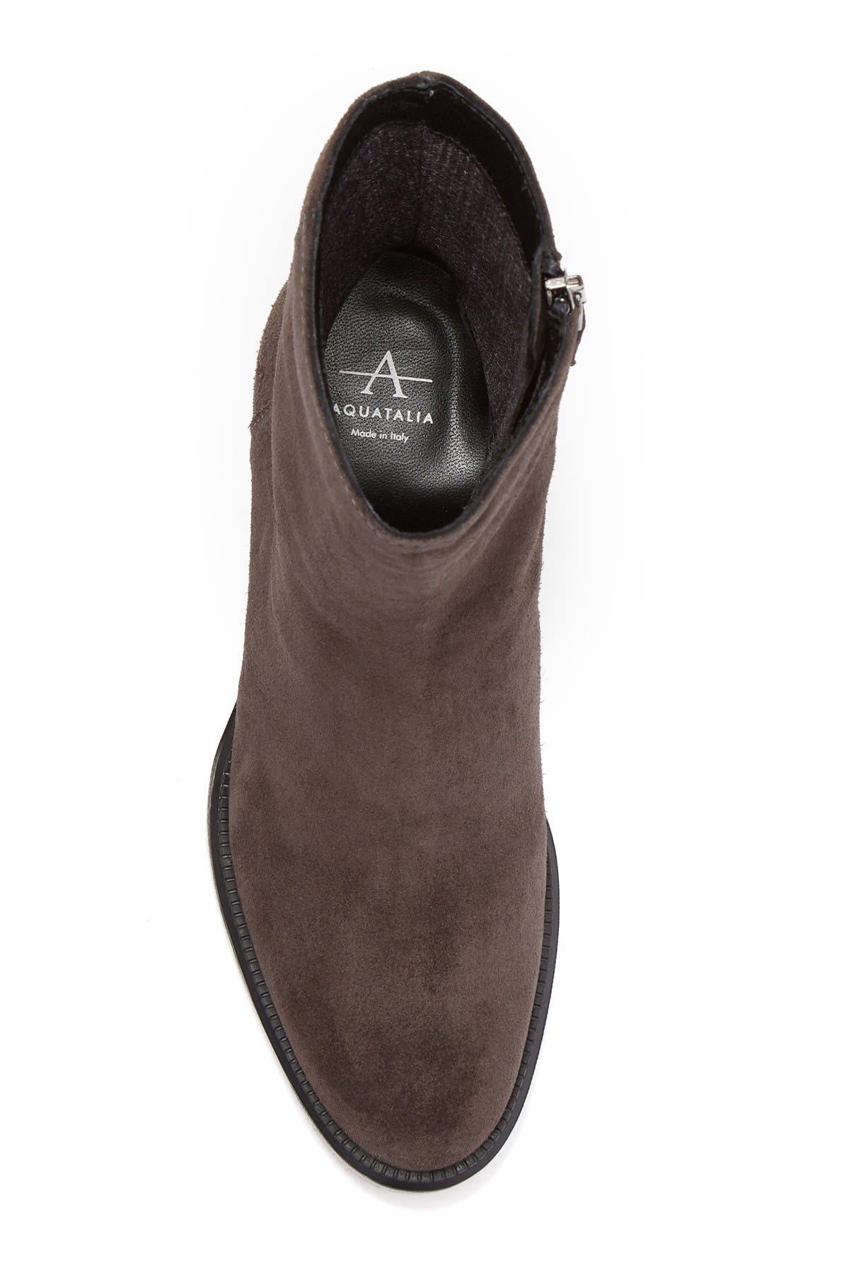 Aquatalia Ilyssa Weatherproof Suede Block Heel Boot (Women) | Nordstromrack