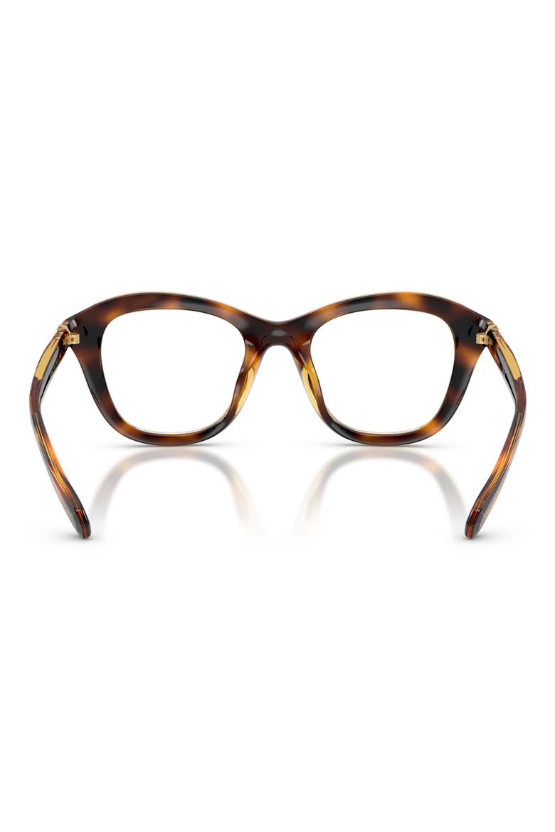 50mm Small Cat Eye Optical Glasses, Alternate, color, HAVANA / DEMO LENS