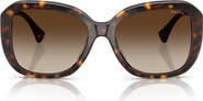 Ralph Lauren 56mm Gradient Square Sunglasses