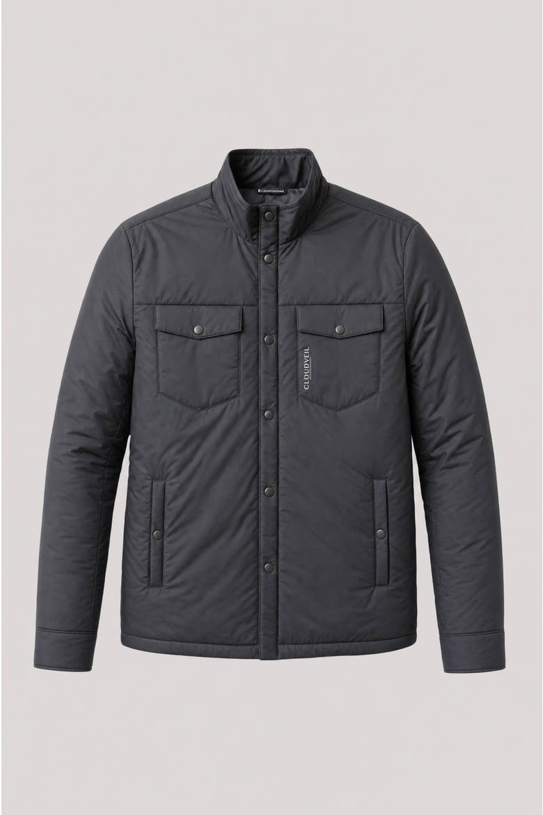 Bozeman Rip Stop Shirt Jacket, Main, color, Anthracite
