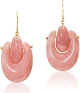 Ten Thousand Things Small Pink Opal O'Keefe Drop Earrings