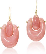 Ten Thousand Things Small Pink Opal O'Keefe Drop Earrings