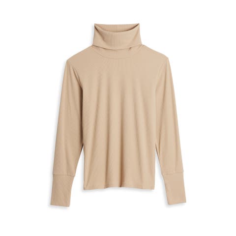 Rib Long Sleeve Turtleneck