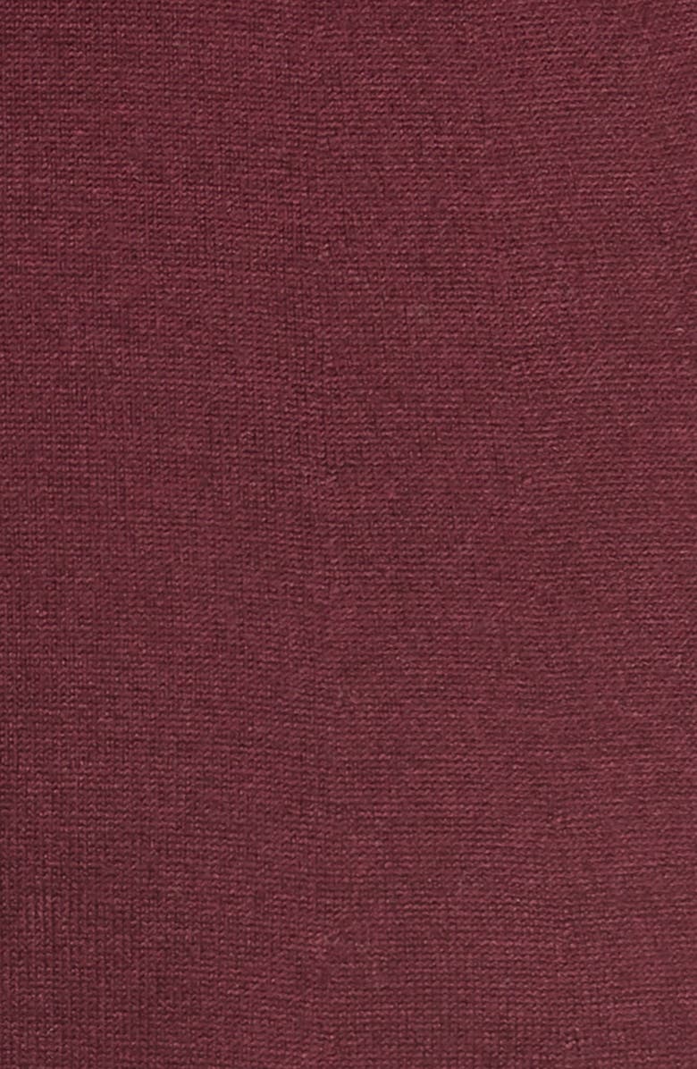 Lewit t Long Sleeve V-Neck Midi Sweater Dress, Alternate, color, 