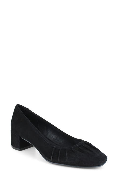 Jade Suede Pump