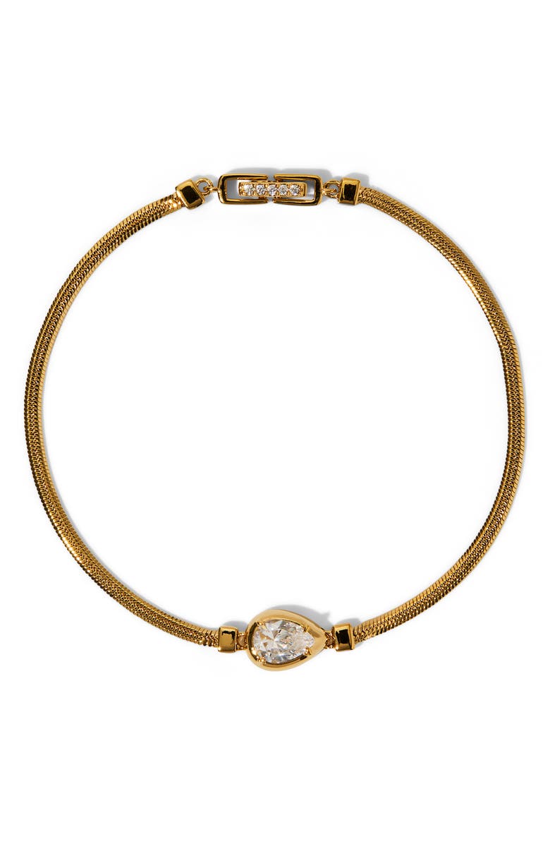 Nadri Delancey Line Bracelet, Main, color, Gold