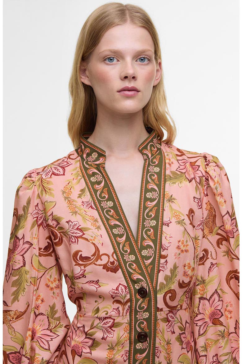 Alice Mixed Floral Long Sleeve Maxi Dress, Alternate, color, TROPICAL PRINT