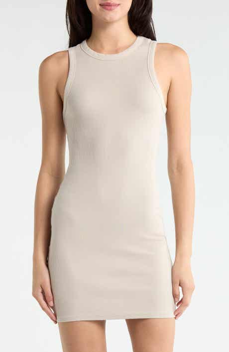 SKIMS Stretch Cotton Rib Tank Dress