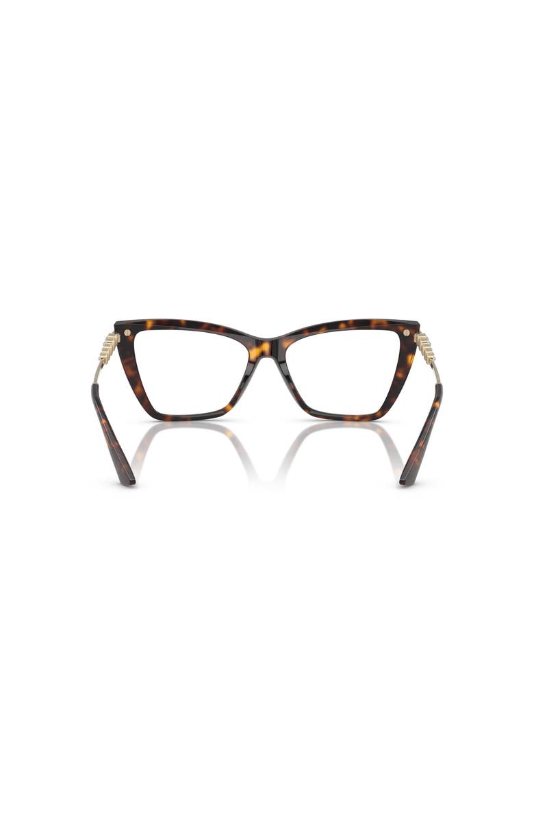 Jimmy Choo 53mm Cat Eye optical glasses, Alternate, color, Tortoise