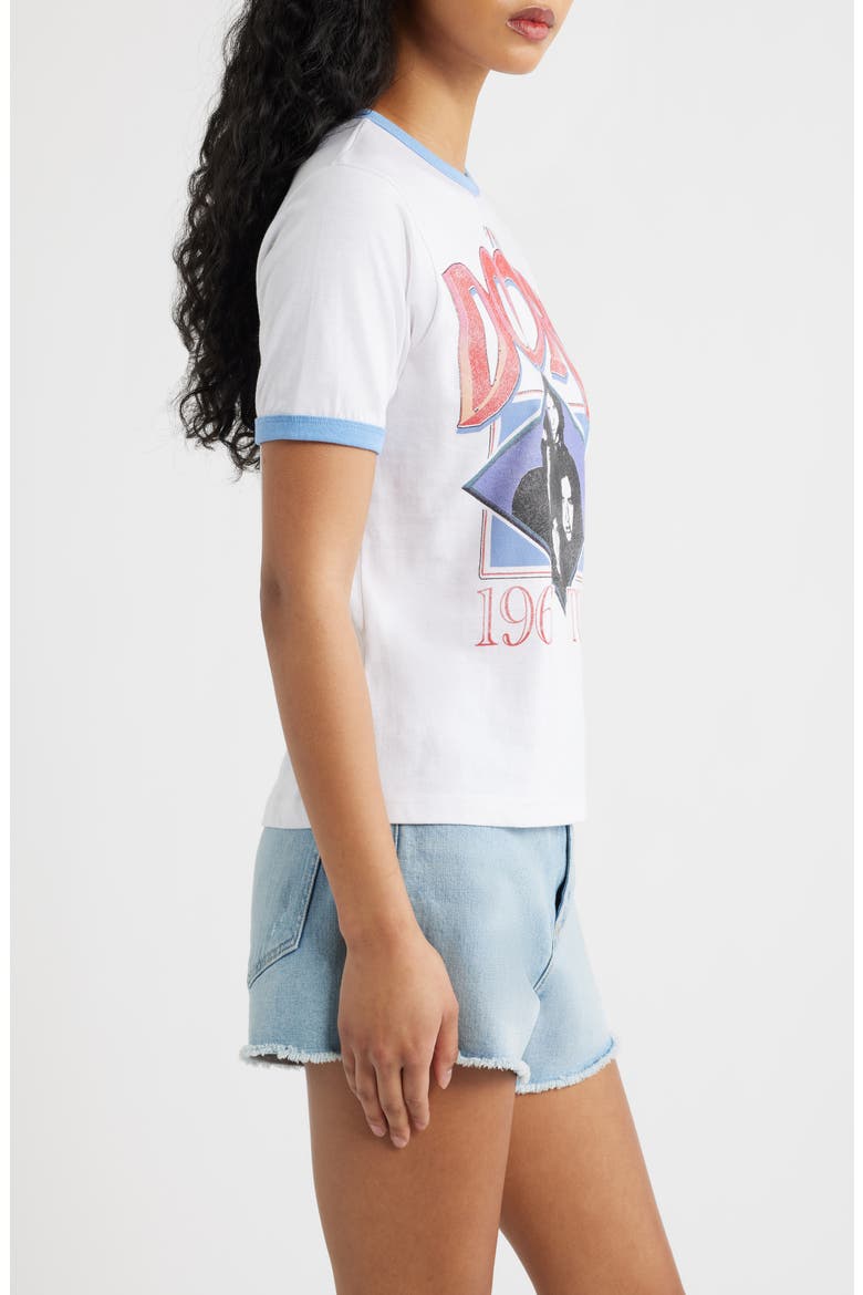Doors Ringer Graphic T-Shirt, Alternate, color, WHITE/ BLUE