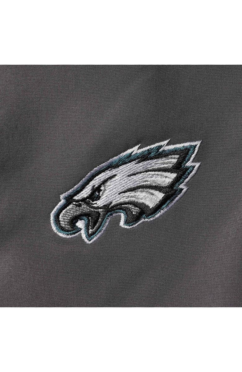 DUNBROOKE Women's Charcoal Philadelphia Eagles Full-Zip Sonoma Softshell Jacket, Alternate, color, 