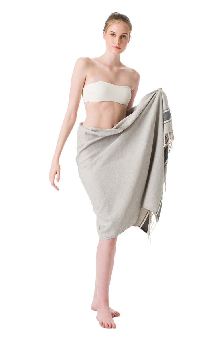 Olive & Linen Terra Turkish Towel Set, Alternate, color, 