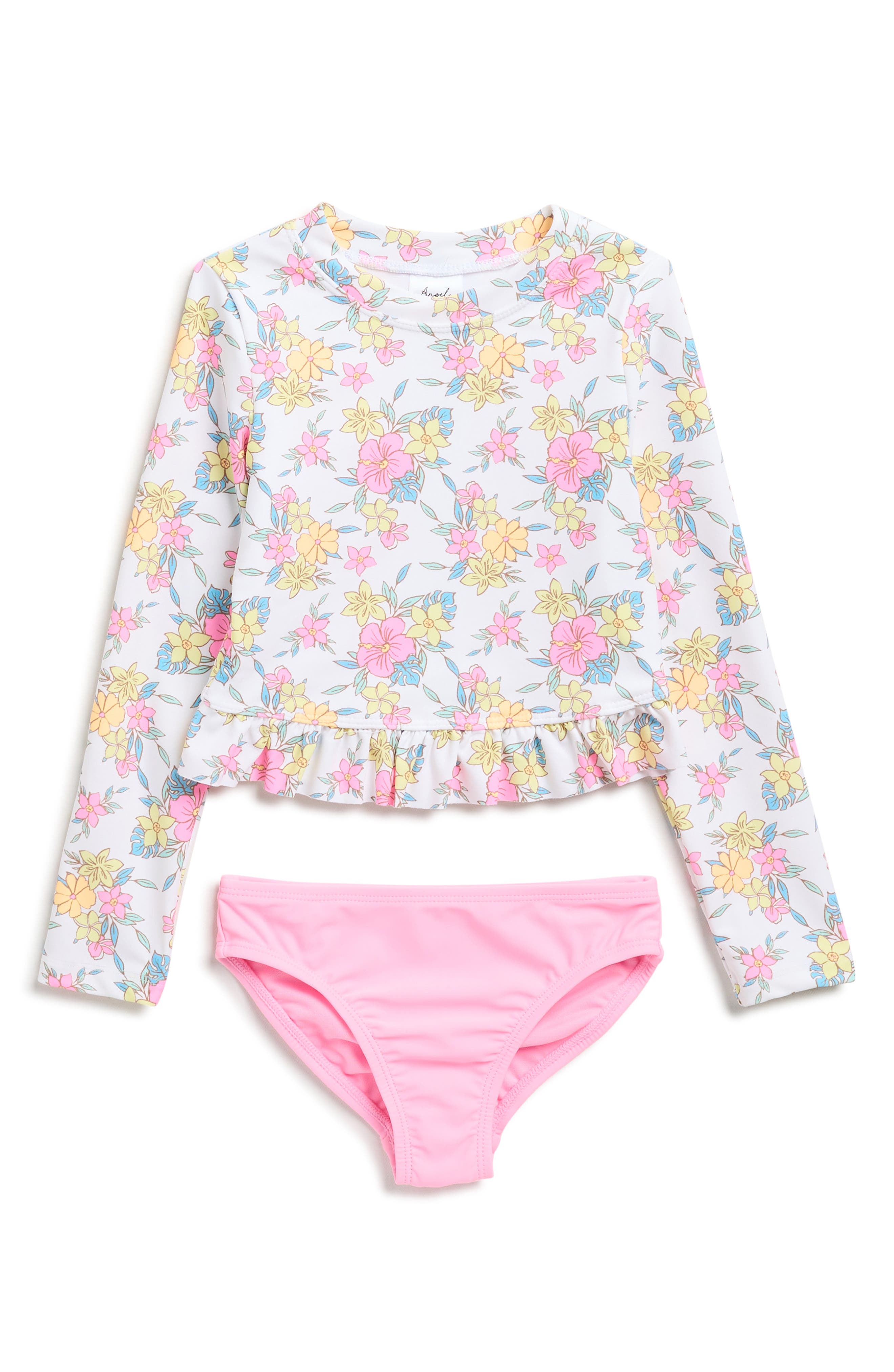 Angel Beach Kids' Two-Piece Rashguard Swim Set