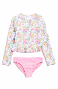 Angel Beach Kids' Two-Piece Rashguard Swim Set