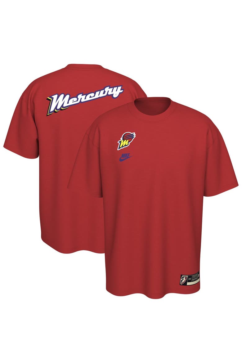Unisex Nike  Red Phoenix Mercury Throwback Premium T-Shirt - Court Origins, Main, color, Red