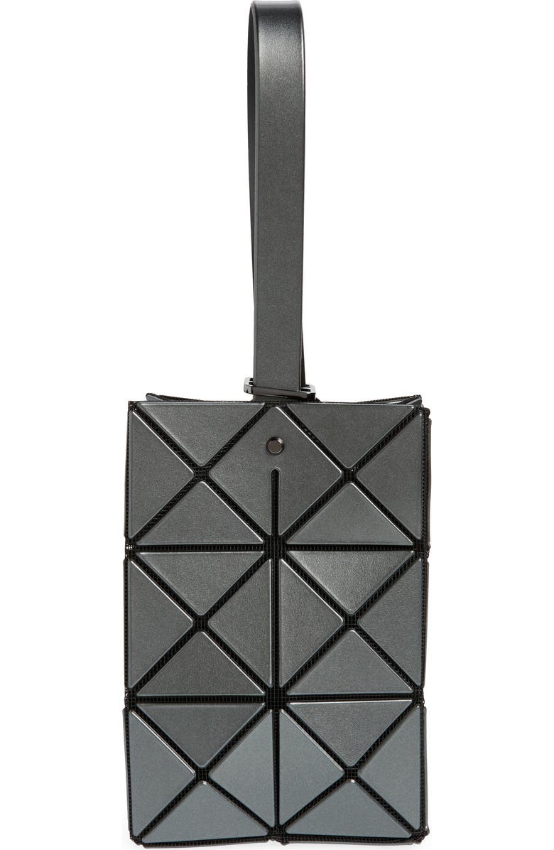 Bao Bao Issey Miyake Lucent Metallic Top Handle Bag, Alternate, color, Gunmetal