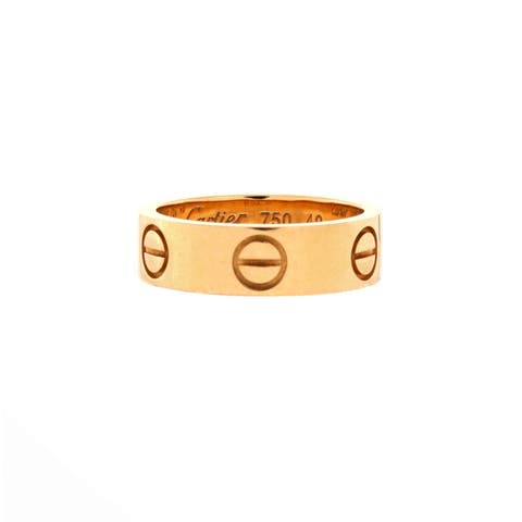 Love Band Ring 18K Yellow Gold