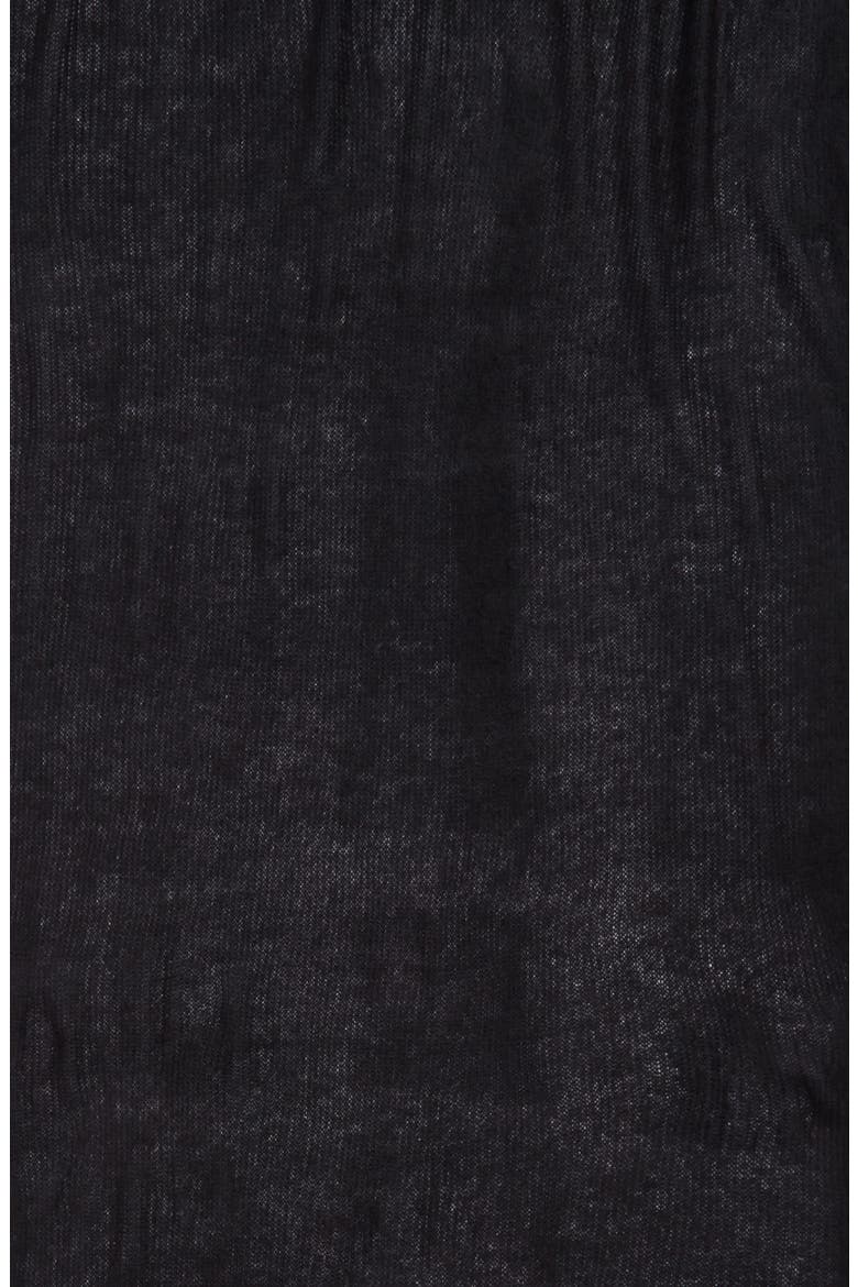 Kennedy Waffle Knit Scarf, Alternate, color, BLACK