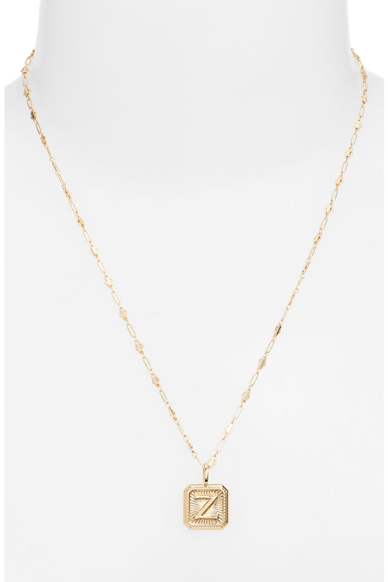 Harlow Initial Pendant Necklace, Alternate, color, GOLD - Z
