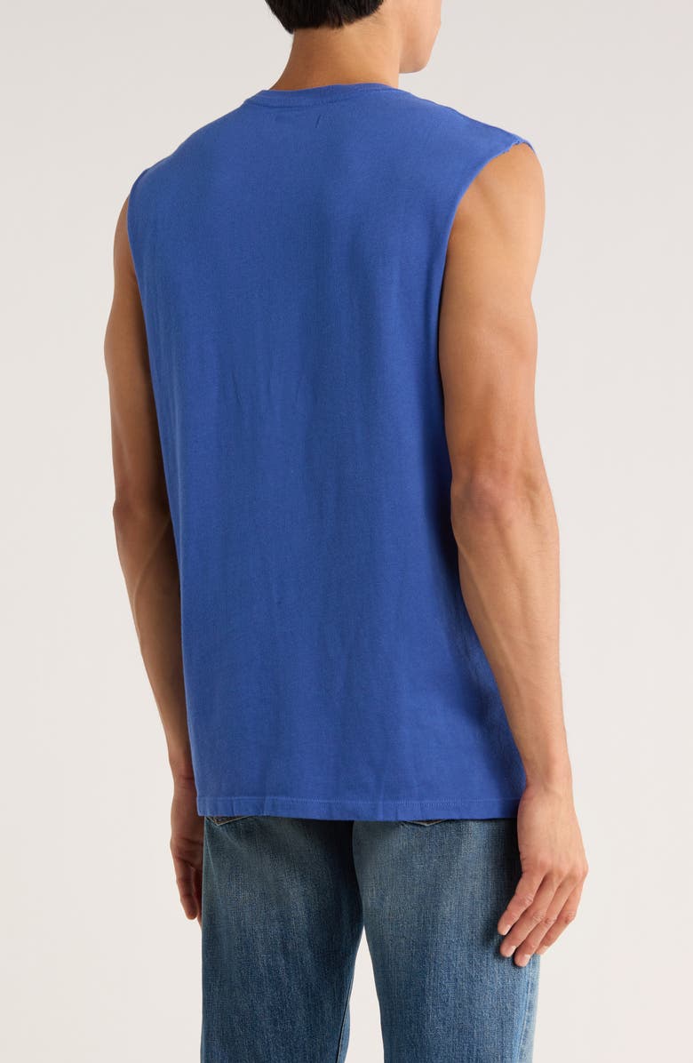 Junk Food NFL Giants Cotton Graphic Muscle Tee, Alternate, color, Liberty