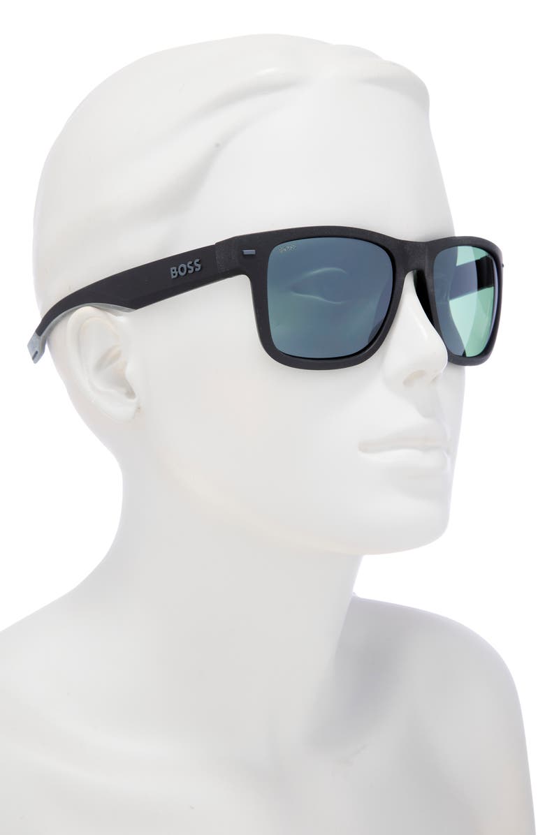 BOSS 55mm Square Sunglasses, Alternate, color,