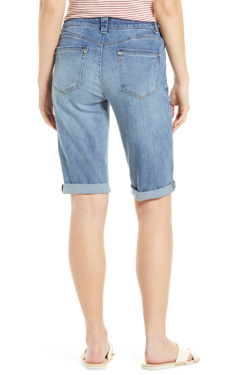 Wit & Wisdom 'Ab'Solution Cuffed Denim Shorts, Alternate, color,