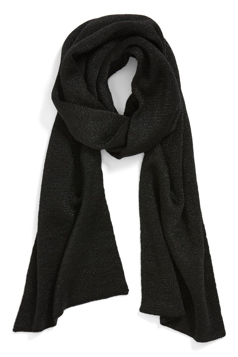 Reversible Scarf, Main, color, BLACK